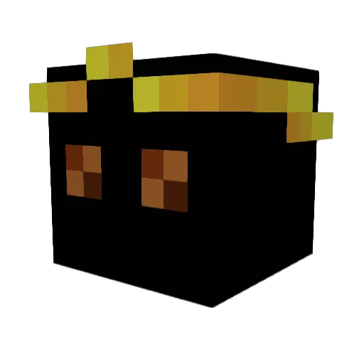 Royalmmh Minecraft avatar head, 3D render