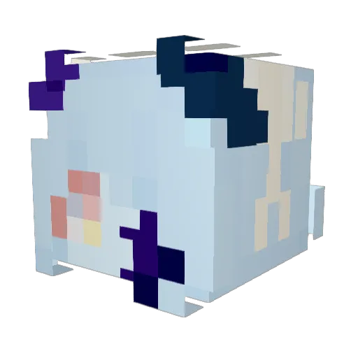 RoyalsMist Minecraft avatar head, 3D render