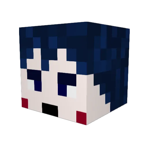 Royan1379 Minecraft avatar head, 3D render