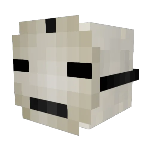 Royaotic Minecraft avatar head, 3D render