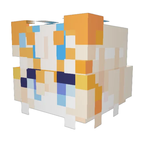 Royce713 Minecraft avatar head, 3D render