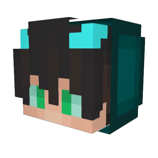 Royce_GG1 Minecraft avatar head, 3D render