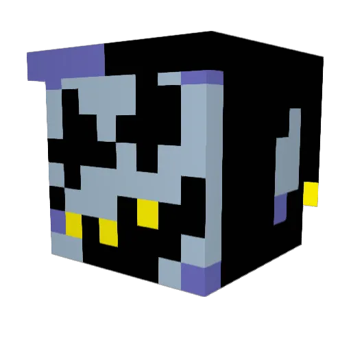 Roycetron Minecraft avatar head, 3D render