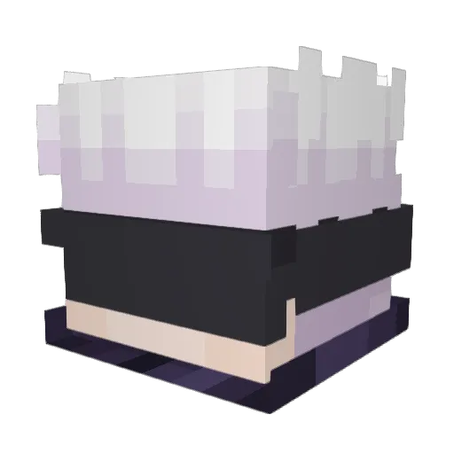 RoychoBrick Minecraft avatar head, 3D render