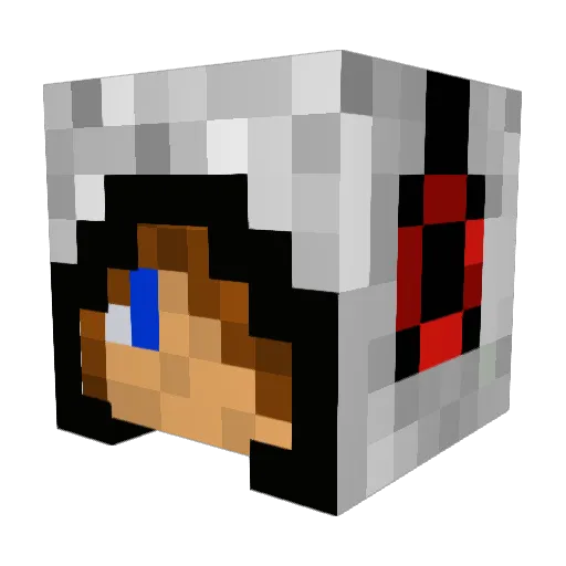 Royco194 Minecraft avatar head, 3D render