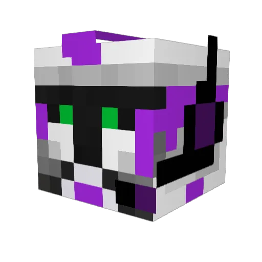 Royko64 Minecraft avatar head, 3D render
