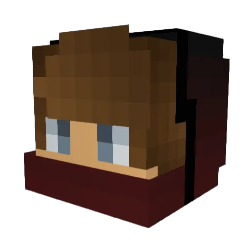 Roykob0y Minecraft avatar head, 3D render