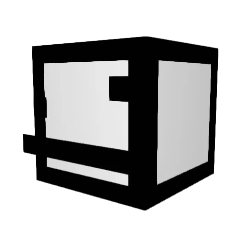 Royskatta Minecraft avatar head, 3D render