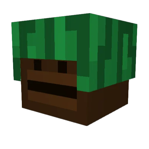 Roysti Minecraft avatar head, 3D render