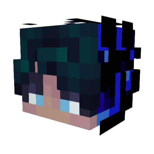 Royz3r Minecraft avatar head, 3D render