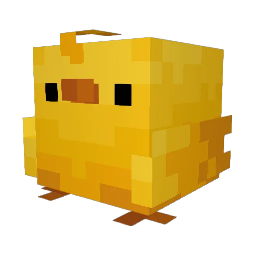 Rozbryqany Minecraft avatar head, 3D render