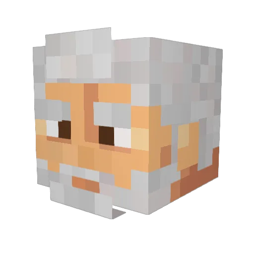 Roze115 Minecraft avatar head, 3D render