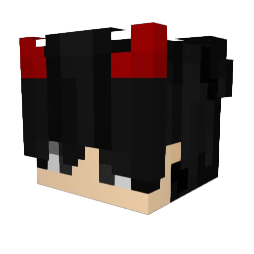 Rozenn_ Minecraft avatar head, 3D render