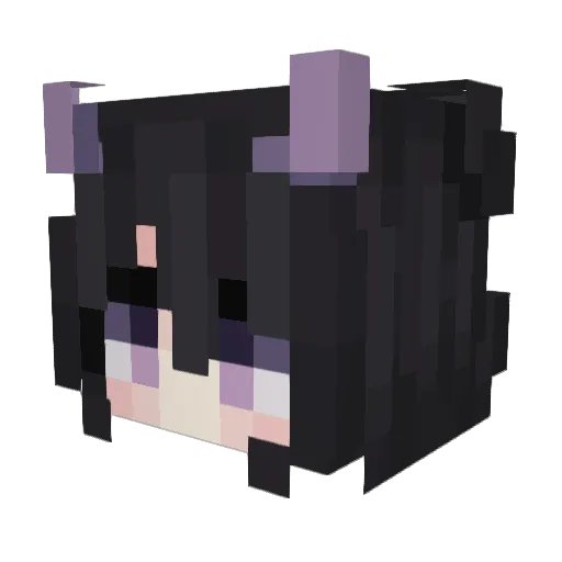 Rozquartz Minecraft avatar head, 3D render