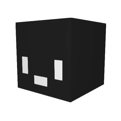Rrafito Minecraft avatar head, 3D render
