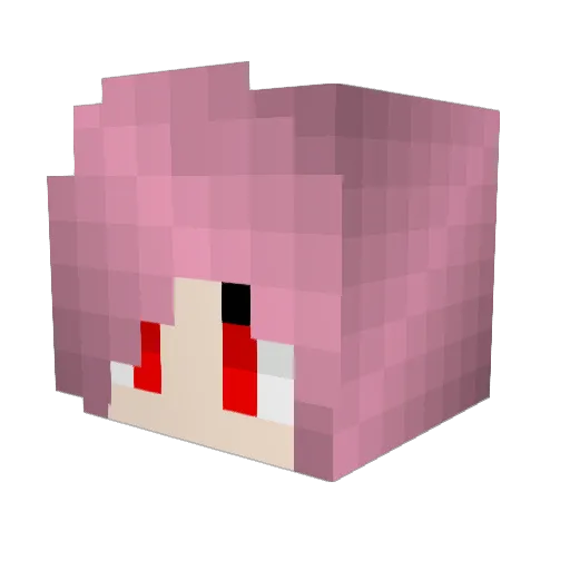 Rrreaper Minecraft avatar head, 3D render