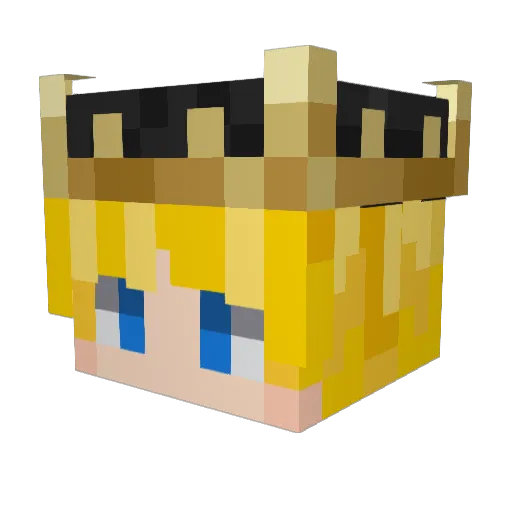 Rs_Liam Minecraft avatar head, 3D render