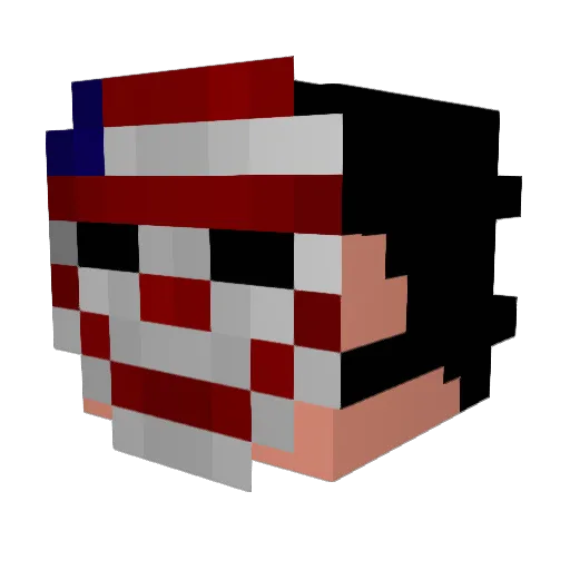 Rshod1555 Minecraft avatar head, 3D render