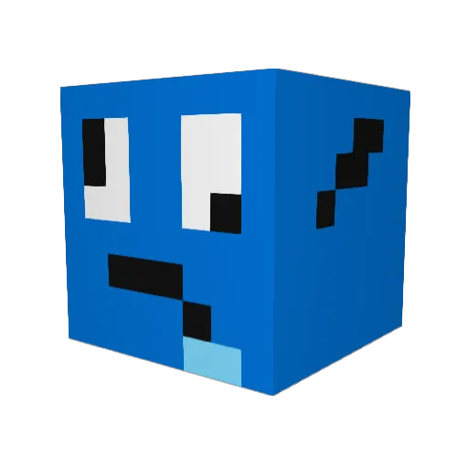Rsi123 Minecraft avatar head, 3D render
