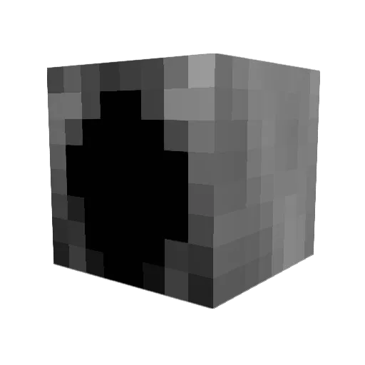 Rsol Minecraft avatar head, 3D render