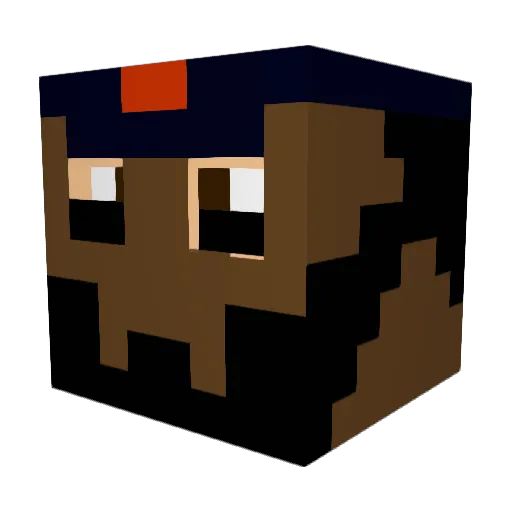 Rsox95 Minecraft avatar head, 3D render