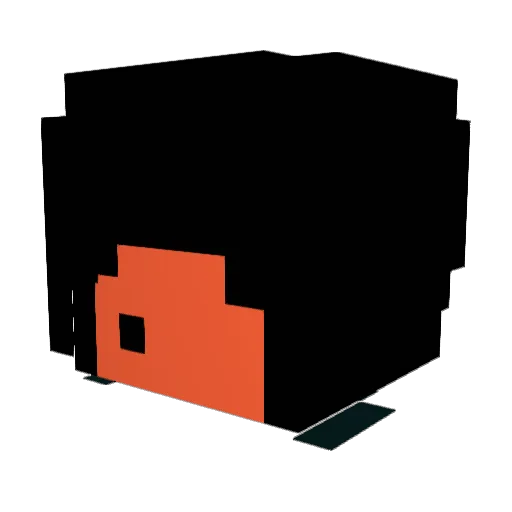 RtobiR Minecraft avatar head, 3D render