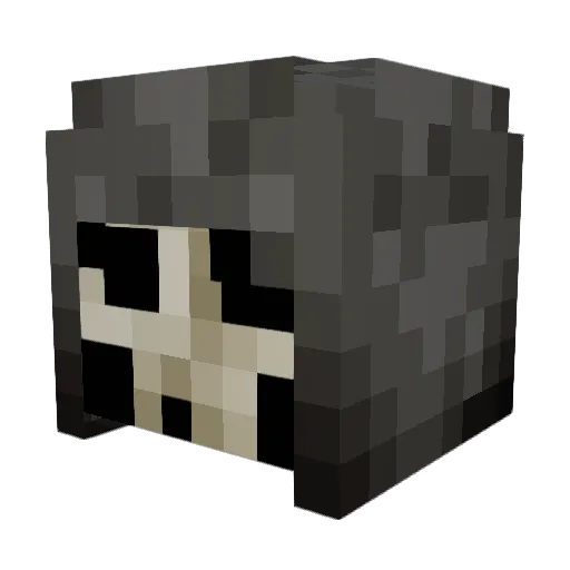 Rtqxx Minecraft avatar head, 3D render