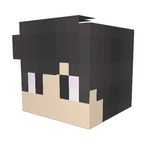 RuWon0511 Minecraft avatar head, 3D render