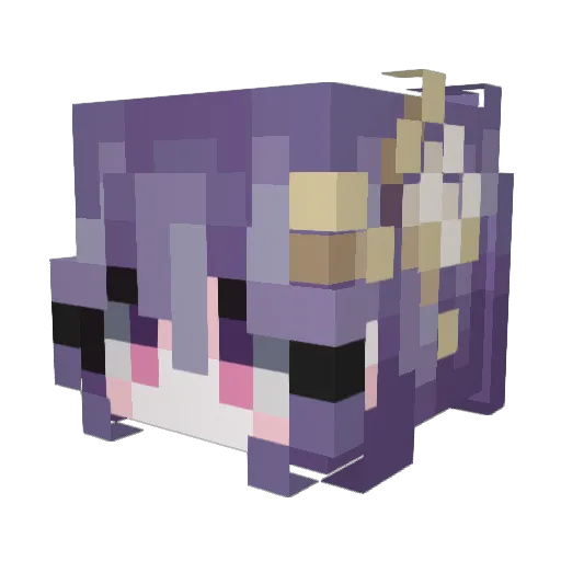 RuaSniper Minecraft avatar head, 3D render