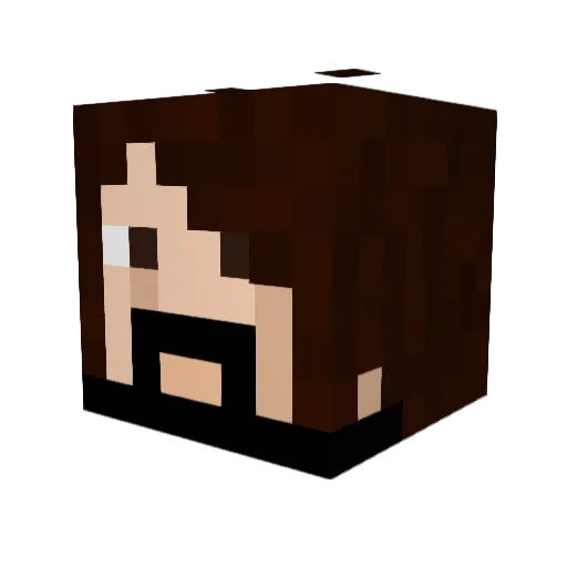 Ruaidhri Minecraft avatar head, 3D render