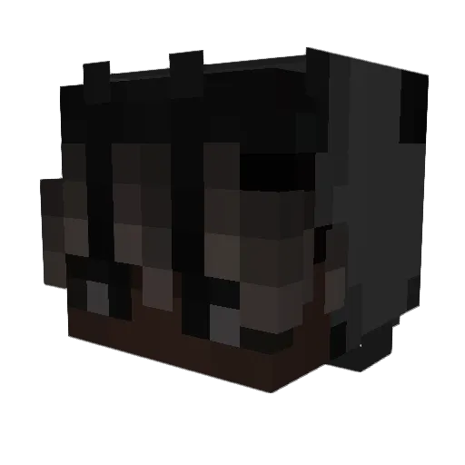 RuanBenJor Minecraft avatar head, 3D render