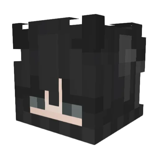 Ruan_Xin Minecraft avatar head, 3D render