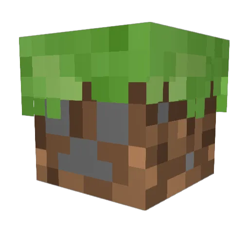 Rub1kk Minecraft avatar head, 3D render