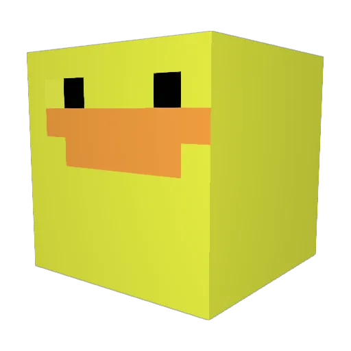 Rub2006 Minecraft avatar head, 3D render