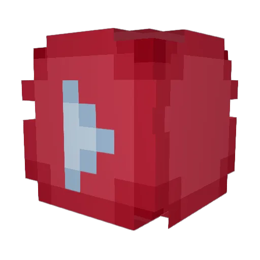 RubbelMan Minecraft avatar head, 3D render