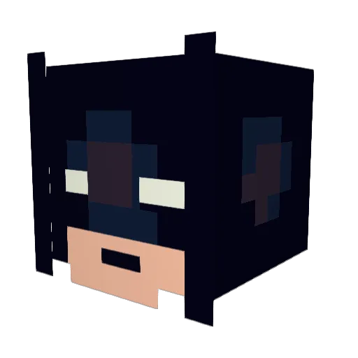 RubberChuckie Minecraft avatar head, 3D render