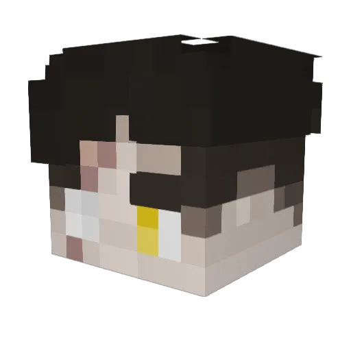RubberDucks09 Minecraft avatar head, 3D render