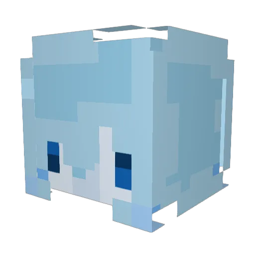 RubberDucky2613 Minecraft avatar head, 3D render