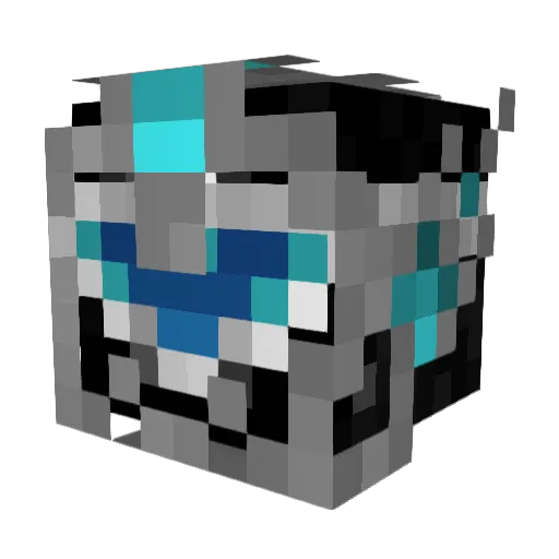 RubberGoat Minecraft avatar head, 3D render