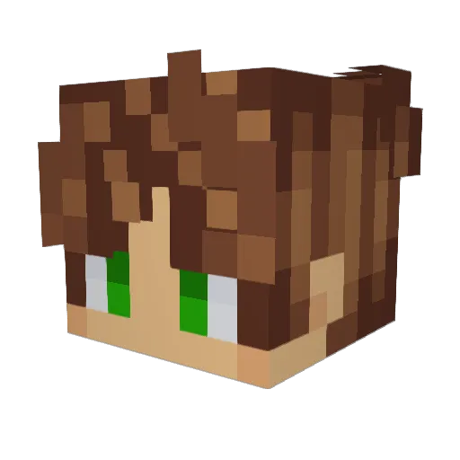 Rubber_Duck125 Minecraft avatar head, 3D render