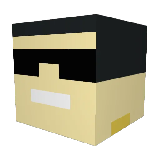 Ruben304 Minecraft avatar head, 3D render