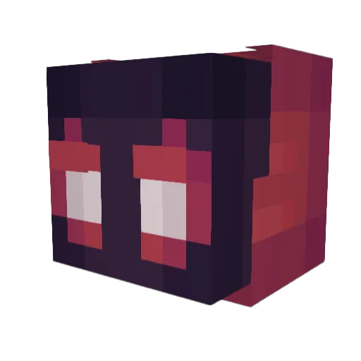 RubenBL Minecraft avatar head, 3D render