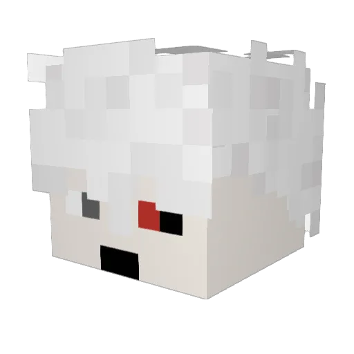 RubenMargreiter Minecraft avatar head, 3D render