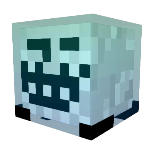 RubenRL Minecraft avatar head, 3D render
