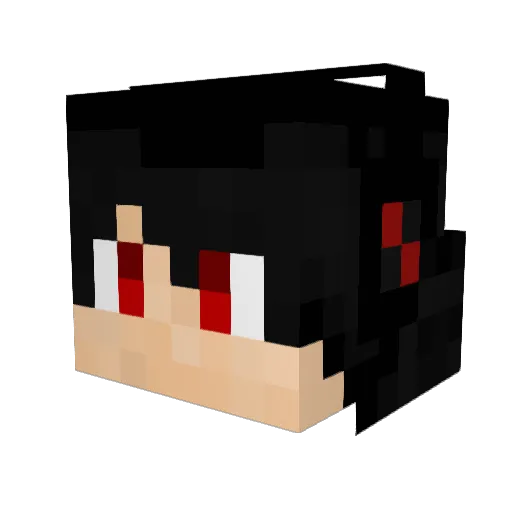 RubenSaurio69 Minecraft avatar head, 3D render