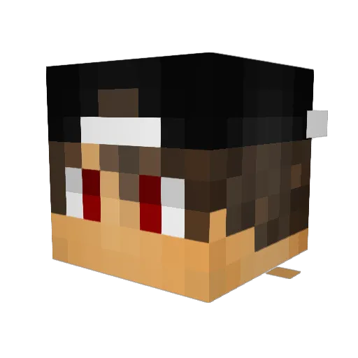 RubenYT__ Minecraft avatar head, 3D render