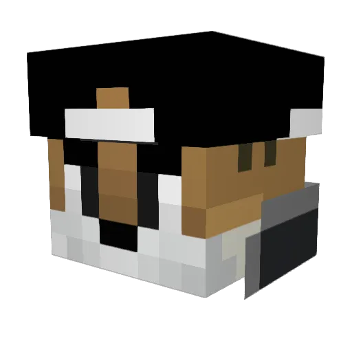 Ruben_17 Minecraft avatar head, 3D render
