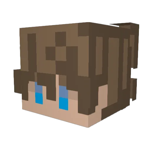 Ruben_23 Minecraft avatar head, 3D render