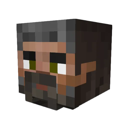 Ruben_Champaign Minecraft avatar head, 3D render