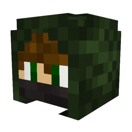 Ruben_Z Minecraft avatar head, 3D render